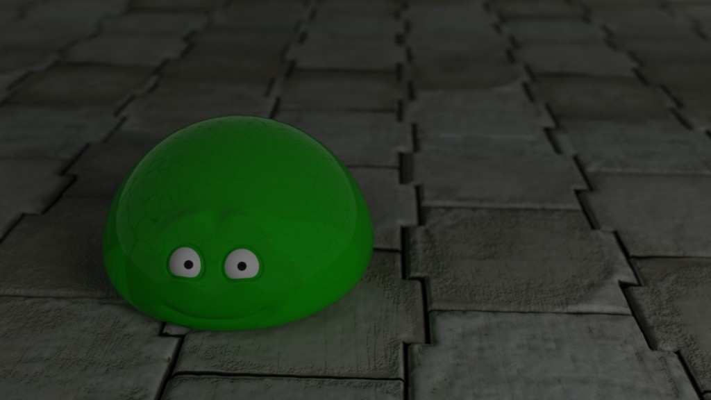 Happy Green Glob Monster preview image 1